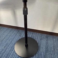 【直径40】サイドテーブル 昇降式 丸テーブル ナチュラル 高さ56～96cmの画像