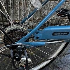 自転車 シティサイクル 27型の画像