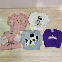 80cm ベビー服 女の子 まとめ売り 13点セット 秋冬物の画像