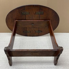 中古 ヴィンテージ バタフライ サイド テーブル 2Way アンティーク 当時物 コーヒーテーブル 昭和レトロの画像