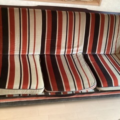 （商談中）昭和レトロ　3シーター　ソファの画像