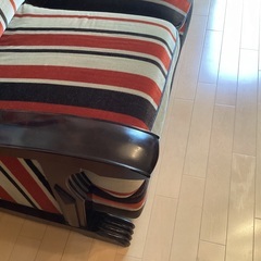 （商談中）昭和レトロ　3シーター　ソファの画像