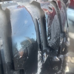 ハイエース　バトルシップ+マッドタイヤの画像