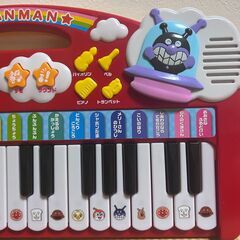 アンパンマン 音楽キーボード 電子ピアノ　ピアノ　キーボードの画像