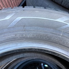 195/65R15  2019年 ヨコハマ IG60 スタッドレス  4本の画像