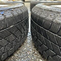 ☀️　美品　スタッドレスタイヤ　エブリィワゴン　アルミホイール　165/60R14 　4本セット　ブリヂストン　ブリザック　VRX3　2021年　バルミナの画像