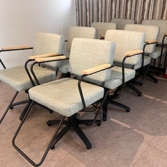 【美品】サロンチェアー 8脚 / 美容室 椅子の画像