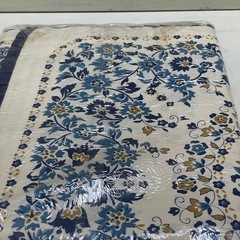 【未使用】座布団カバー  綿100 レトロ 昭和レトロ 55×59 5客セット 【1115-14】の画像