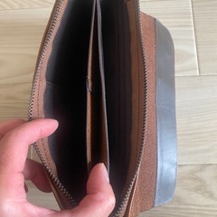 Jeep ブラウン 長財布 合成皮革の画像