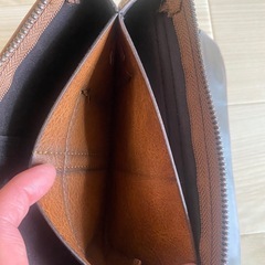 Jeep ブラウン 長財布 合成皮革の画像