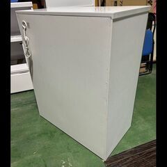 札幌限定配送/お引き取り可◆家具◆ニトリ◆キッチンカウンター/食器棚◆レジュームLE 90 WH◆W90 D50.5 H110.5の画像