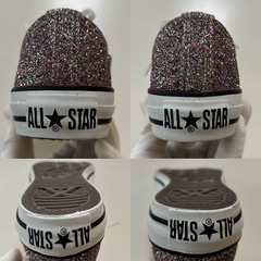 未使用CONVERSEコンバース5CJ913オールスター イルミー OX ピンクマルチラメレディーススニーカー ウォーキングシューズ ジョギングシューズ カジュアルシューズ くつ クツ 紐靴 レースアップシューズ23.5センチレディース女性用婦人womenの画像