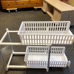 スライド式収納　ニトリの画像