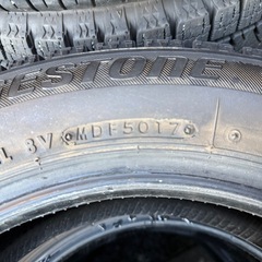 155/65R14  2017年 BRIDGESTONE VRX スタッドレス4本 タイヤの画像