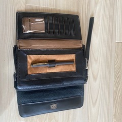 Jeep 黒 長財布 合成皮革の画像