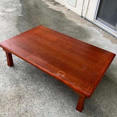 🉐ローテーブル　座卓　机　折りたたみ　四つ脚　不二貿易　TLM-12075 サイズ【幅1200mm.奥行750mm.高さ340mm】の画像