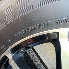 ブリヂストン BLIZZAK 18インチ ホイールセット　スタッドレス冬タイヤの画像