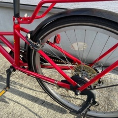 ダインサイクル 男の子 24インチ 赤系の画像