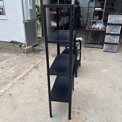 スチールラック   4段  黒の画像