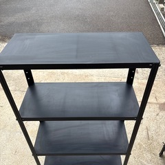 スチールラック   4段  黒の画像