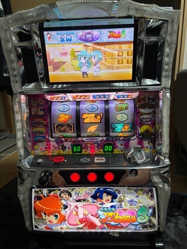 ツインエンジェル3 マイスロ有スロット実機　値下げ可能