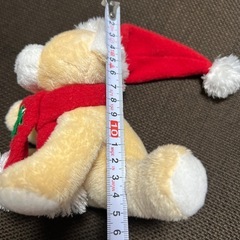 テディベア　クリスマス　サンタの画像