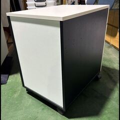 札幌お引き取り限定◆家具◆②ニトリ◆デスクワゴン/キャスター付き◆サーヤ ホワイト◆W40 D57 H60の画像