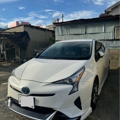 プリウス50 前期　Sグレード　車検長　点検記録簿　ETC 社外エアロ付 セーフティプラスの画像