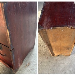 古箪笥　時代箪笥　骨董　4段　引き取り限定の画像