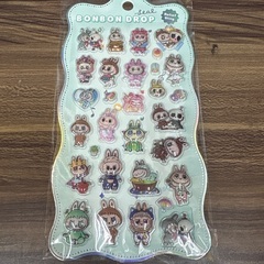 らぶぶ　ぷくぷくシール　５枚セットの画像