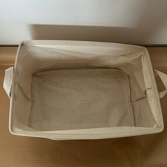 用途いろいろマルチストレージボックス 収納ソフトボックス　ナチュラル　1個の画像