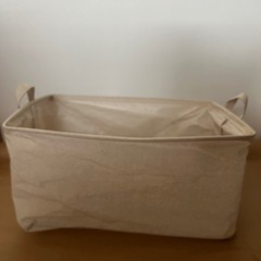 用途いろいろマルチストレージボックス 収納ソフトボックス　ナチュラル　1個の画像