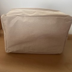 用途いろいろマルチストレージボックス 収納ソフトボックス　ナチュラル　1個の画像