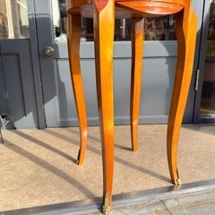 B7124【マルコーニ アルテ】 アンティーク サイドテーブル コンソールテーブル 花台 飾り棚の画像