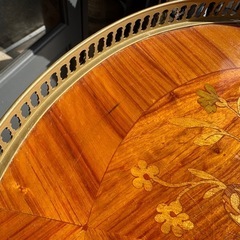 B7124【マルコーニ アルテ】 アンティーク サイドテーブル コンソールテーブル 花台 飾り棚の画像