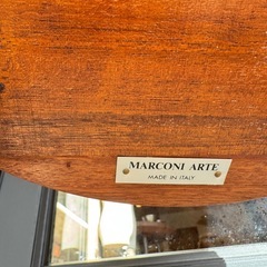 B7124【マルコーニ アルテ】 アンティーク サイドテーブル コンソールテーブル 花台 飾り棚の画像