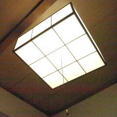 和風ペンダントライト（照明器具）　National HD8773  30W&28W（32形＆30形蛍光管）美品の画像