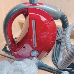 IRISOHYAMA スチームクリーナー コンパクトタイプ STP-101G 赤の画像