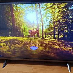 無料配送 美品 2022年 FUNAI43V型 FL-43UF340 4K液晶TV HDR10 Youtube NETFLIX Fire TV搭載 多機能音声リモコンの画像
