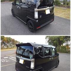 平成 24 年式／ホンダ／NーBOX カスタム／G Lパッケージ／両側パワースライドドア／純正エアロパーツ／スマートキー／純正ナビ／テレビ／バックモニター／ETC／ワコーズ エンジンオイルなど交換／内外装 清掃済み／車検 09/11の画像