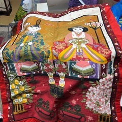ひな祭りハンドメイドタペストリーの画像