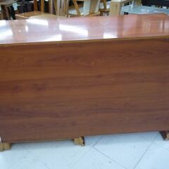 使用感あり アンティーク調 デスク 幅125cm 木目調 ヨーロピアン 机 書斎 苫小牧西店の画像