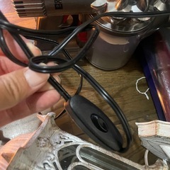 秋月貿易　アンティーク調　アベニューランプ　スイッチ付き　コンセント式の画像