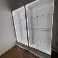 JAJAN　LEDライト付き2台　引き戸　奥行き39cmの画像