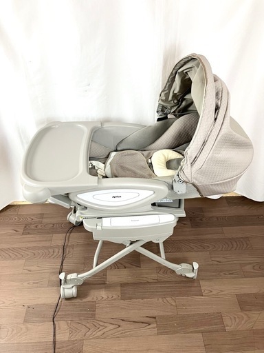 Aprica ユラリズムオートプレミアム 電動ハイローチェア ムーンロック 
