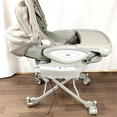 Aprica ユラリズムオートプレミアム 電動ハイローチェア ムーンロック の画像