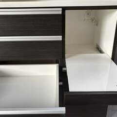 NITORI ニトリ RESUME レジューム キッチンボード 、食器棚 幅90cm Used/美品 の画像