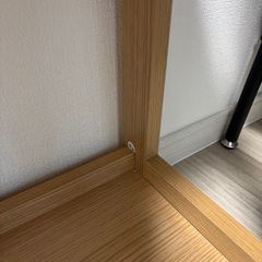 【受け渡し者決定】ニトリ　オープンラック　ラダーシェルフ　ナチュラル　収納ラック　3段　　の画像