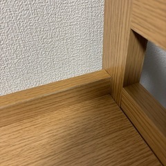 【受け渡し者決定】ニトリ　オープンラック　ラダーシェルフ　ナチュラル　収納ラック　3段　　の画像