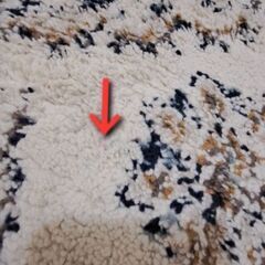 カーペット185cm×185cmの画像